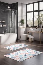 Mijölnir Juego de alfombrillas de baño CT-5231 Multicolor